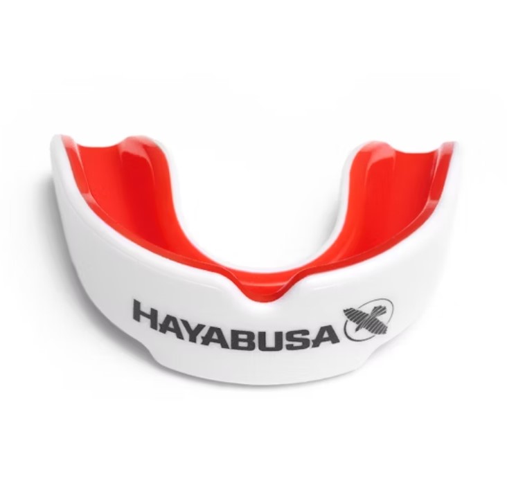 Hayabusa Mouthguard Combat Youth, White-Red