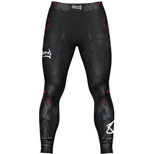 8Weapons Compression Pants Hit 2.0, Schwarz-Rot