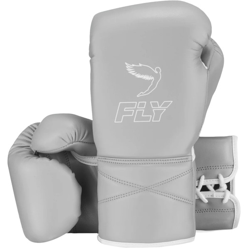 Fly Boxhandschuhe Superlace X mit Schnürung, Grau