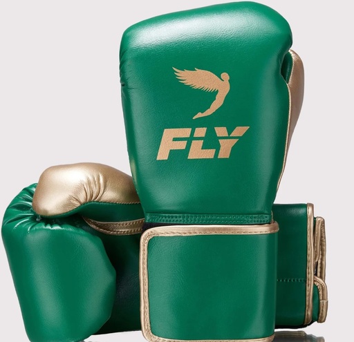 Fly Boxing Gloves Superloop X, Green-Gold