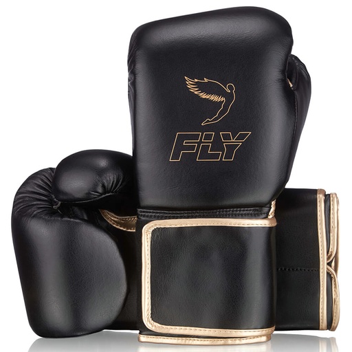 Fly Boxhandschuhe Superloop X, Schwarz-Gold