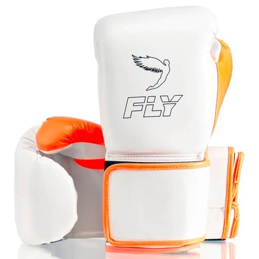 Fly Boxing Gloves Superloop X, White-Orange