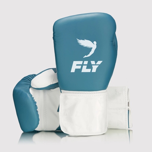 Fly Boxhandschuhe Superloop Lightning, Blau-Weiß