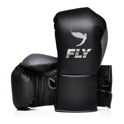 Fly Boxing Gloves Halcyon Laces, Black