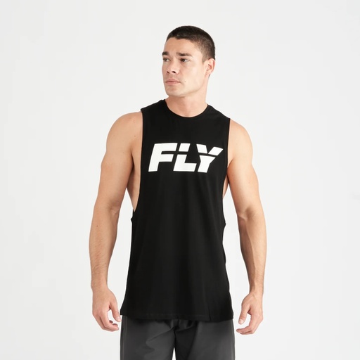 Fly Tank Top Big Logo, Black