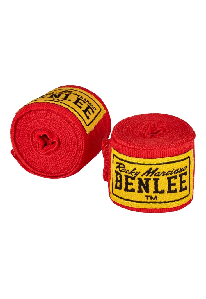 BenLee Boxbandagen 3m Halbelastisch, Rot