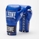 Leone Boxhandschuhe Shock Plus mit Schnürung, Blau