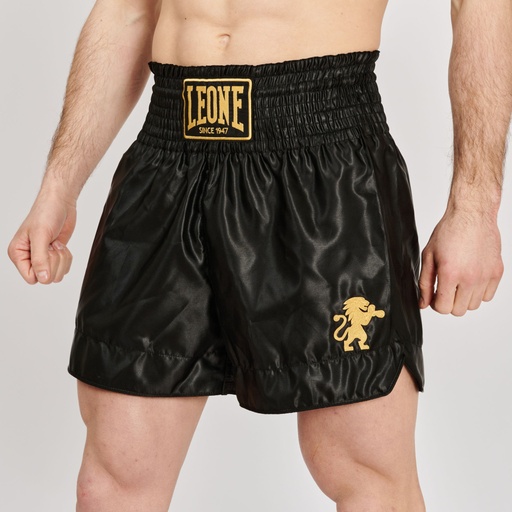 Leone Muay Thai Shorts Basic, Schwarz