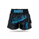 Booster Muay Thai Shorts Slugger Wave, Black-Blue