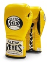 Cleto Reyes Boxing Gloves Profight Safetec with Laces, Yellow