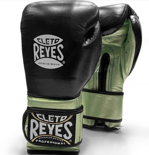 Cleto Reyes Boxhandschuhe Training Velcro, Schwarz-Grün