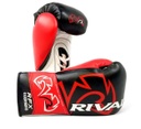 Rival Boxhandschuhe RFX-Guerrero Pro Fight HDE-F mit Schnürung, Schwarz-Rot-Weiß