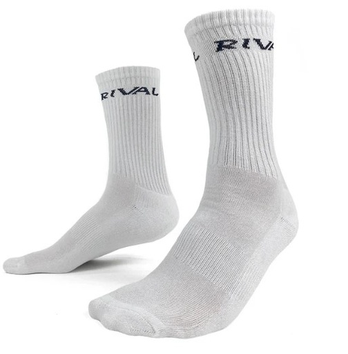 Rival Socken Crew 3-er Pack, Weiß