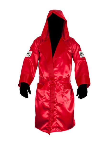 Cleto Reyes Boxing Robe with Hood, Red