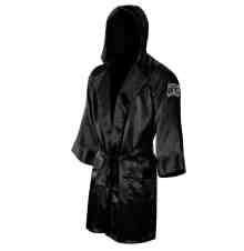 Cleto Reyes Boxing Robe with Hood, Black