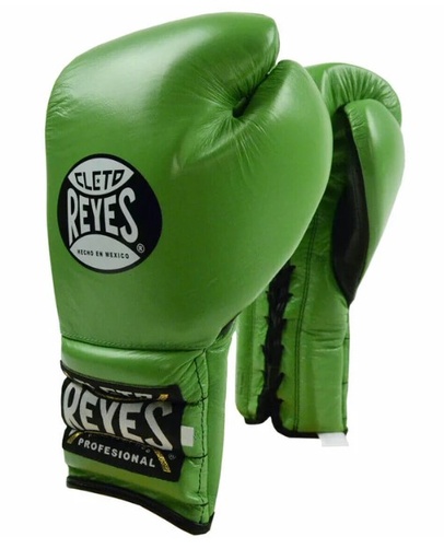 Cleto Reyes Boxhandschuhe Traditional Training mit Schnürung, Grün