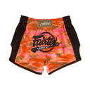 Fairtex Muay Thai Shorts BS1711, Camo-Orange