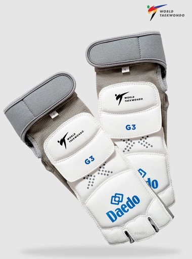 Daedo E-Foot Protector Gen3 Taekwondo WT, White