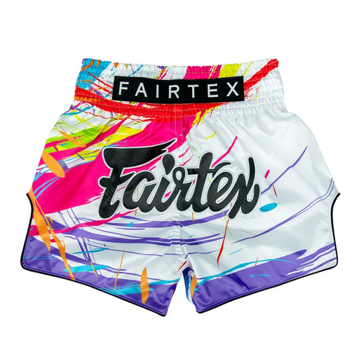 Fairtex Muay Thai Shorts BS1933 World Music, White