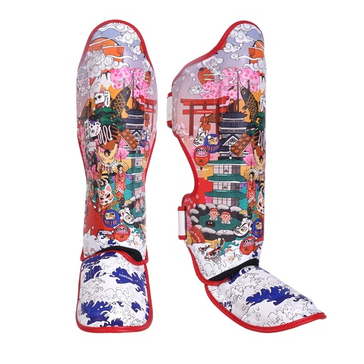 Top King Shin Guards Japan Culture, Multicolored