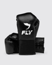 Fly Boxhandschuhe Kyo Pro-Fight mit Schnürung, Schwarz