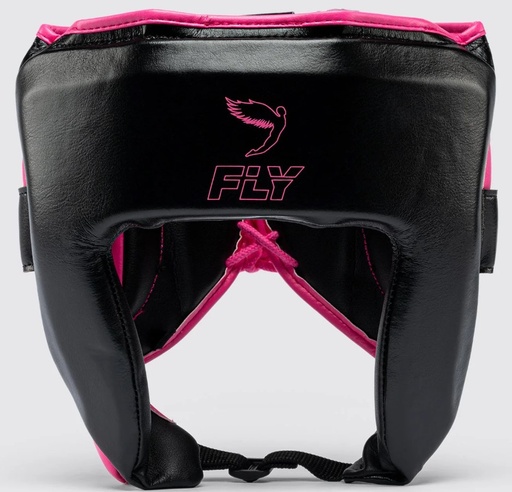 Fly Head Guard Open Face X, Black-Pink