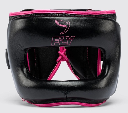 Fly Kopfschutz Superbar X, Schwarz-Pink