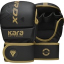 RDX MMA Handschuhe Sparring F6 Kara, Schwarz-Gold