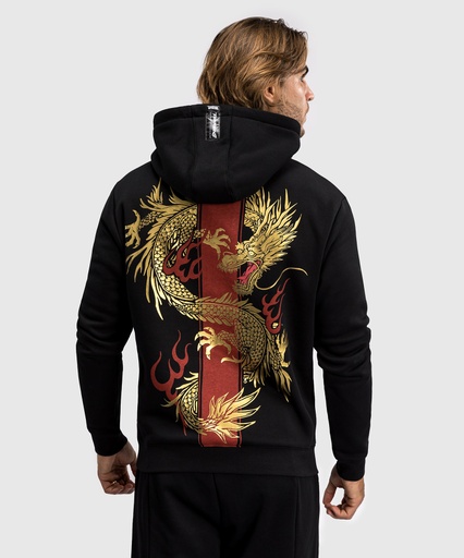 Venum Hoodie X Tekken 8 Marshall Low, Schwarz-Rot