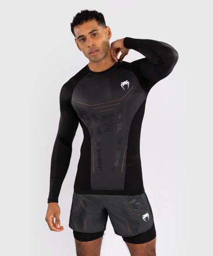 Venum Rash Guard Technical 3.0, Graphit-Schwarz