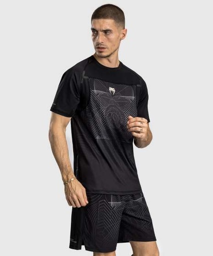 Venum T-Shirt Dry-Tech G-Fit Air, Black-Sand