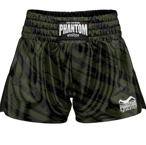 Phantom Muay Thai Shorts Camo Tiger, Grün