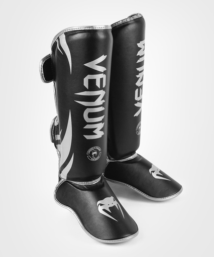 Venum Shin Guards Challenger, Black-Silver