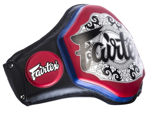 [BPV-3-S-R] Fairtex Belly Pad BPV3, Black-Red