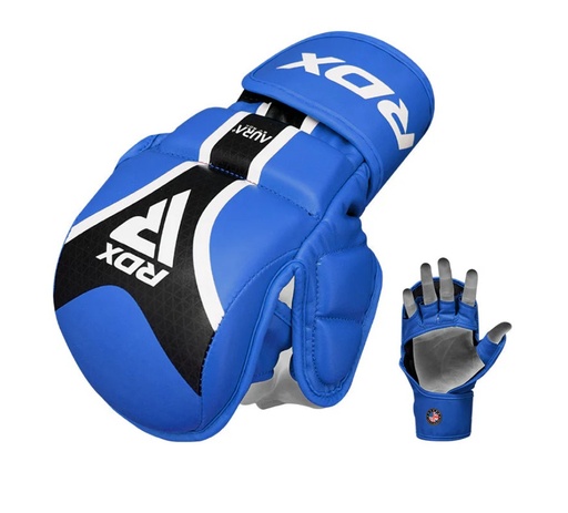 RDX MMA Handschuhe Sparring Aura Plus T17, Blau
