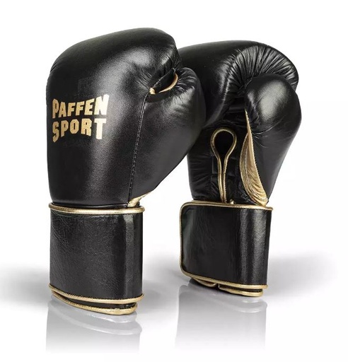 Paffen-Sport Boxing Gloves Pro Wide, Black-Gold