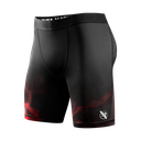 Hayabusa UFC Compression Shorts, Black-Red