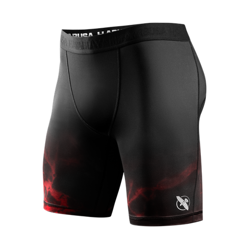 Hayabusa UFC Compression Shorts, Black-Red