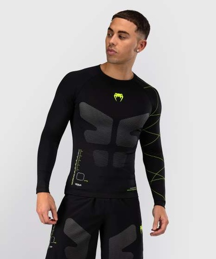 Venum Rash Guard Training Camp 4.0, Black-Geen