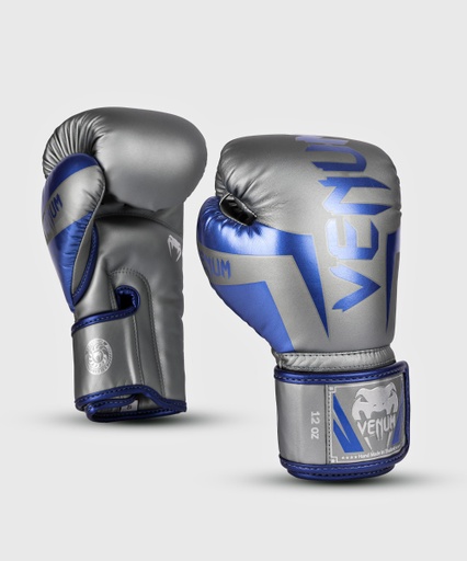 Venum Boxhandschuhe Elite, Silber-Blau