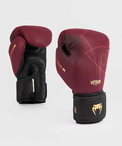 Venum Boxhandschuhe Tactical XT, Burgunderrot-Schwarz