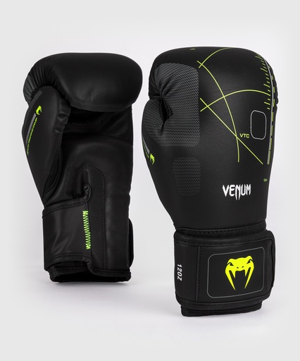 Venum Boxing Gloves Training Camp 4.0, Black-Green