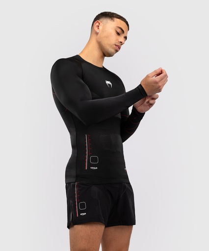 Venum Rash Guard Tactical XT, Schwarz-Rot