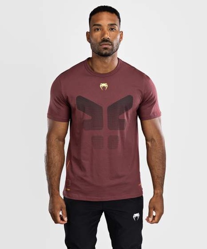 Venum T-Shirt Tactical XT, Black-Burgundy Red-Gold