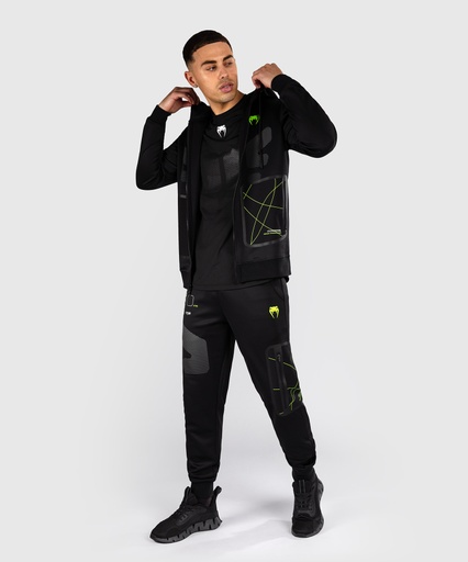 Venum Hoodie Training Camp 4.0 Zipped, Schwarz-Grün