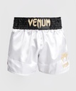 Venum Muay Thai Shorts Classic, Weiß-Schwarz-Gold