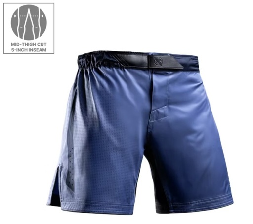 Hayabusa Fight Shorts Core Mid, Blau
