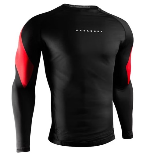 Hayabusa Rash Guard Pro Ranked, Black