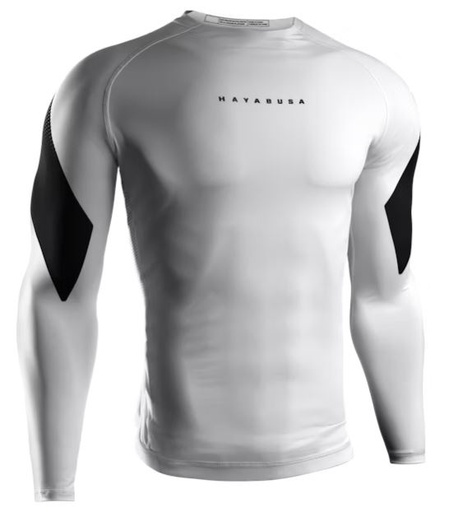Hayabusa Rash Guard Pro Ranked, Weiß