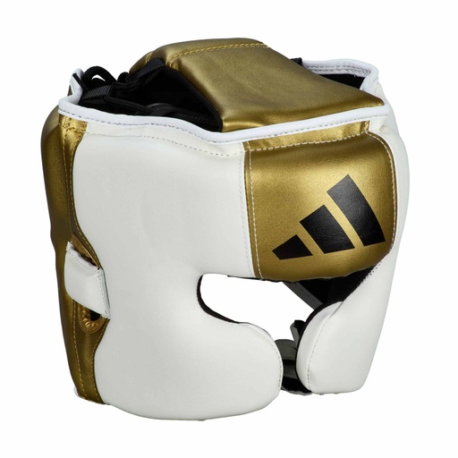 adidas Head Guard Cactus Speed Pro, White-Gold